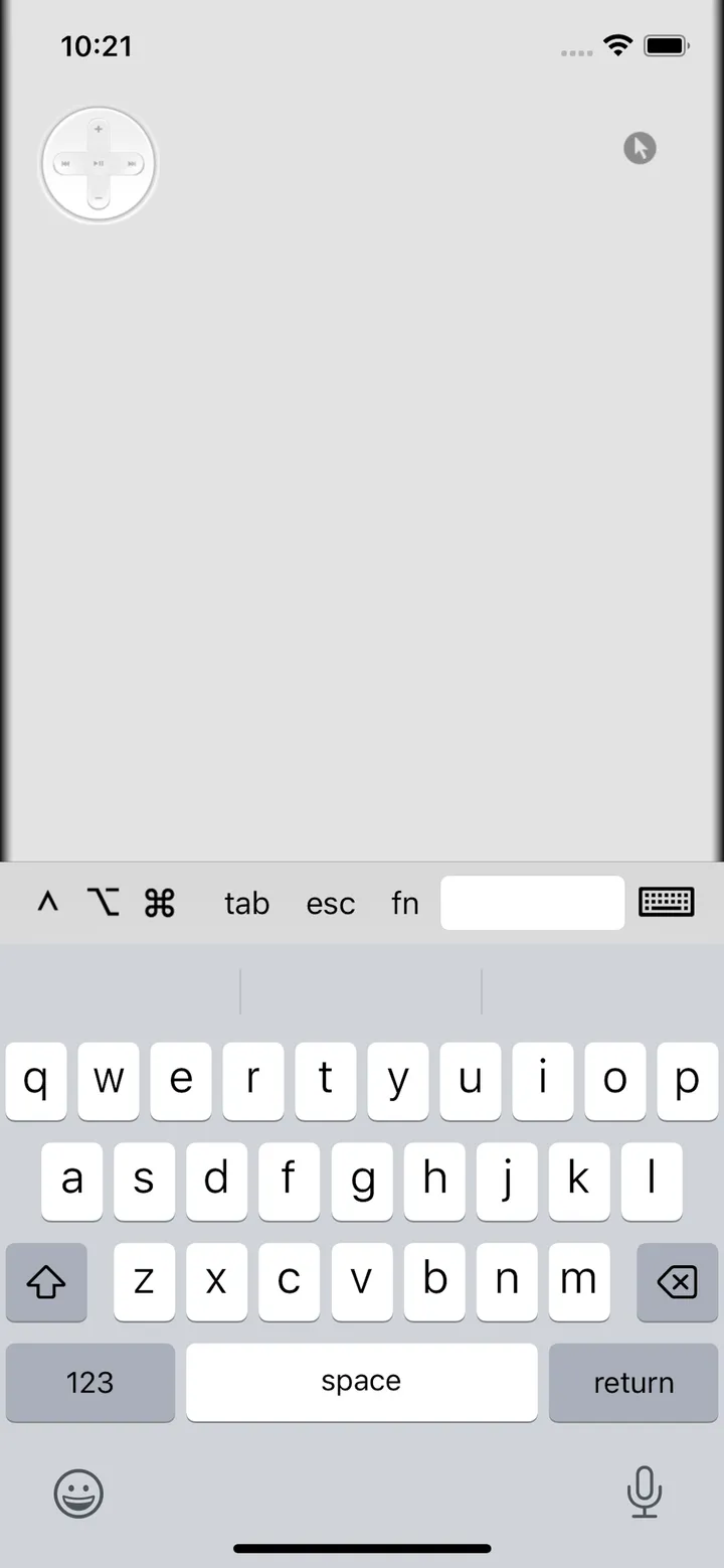 Rowmote apps switcher